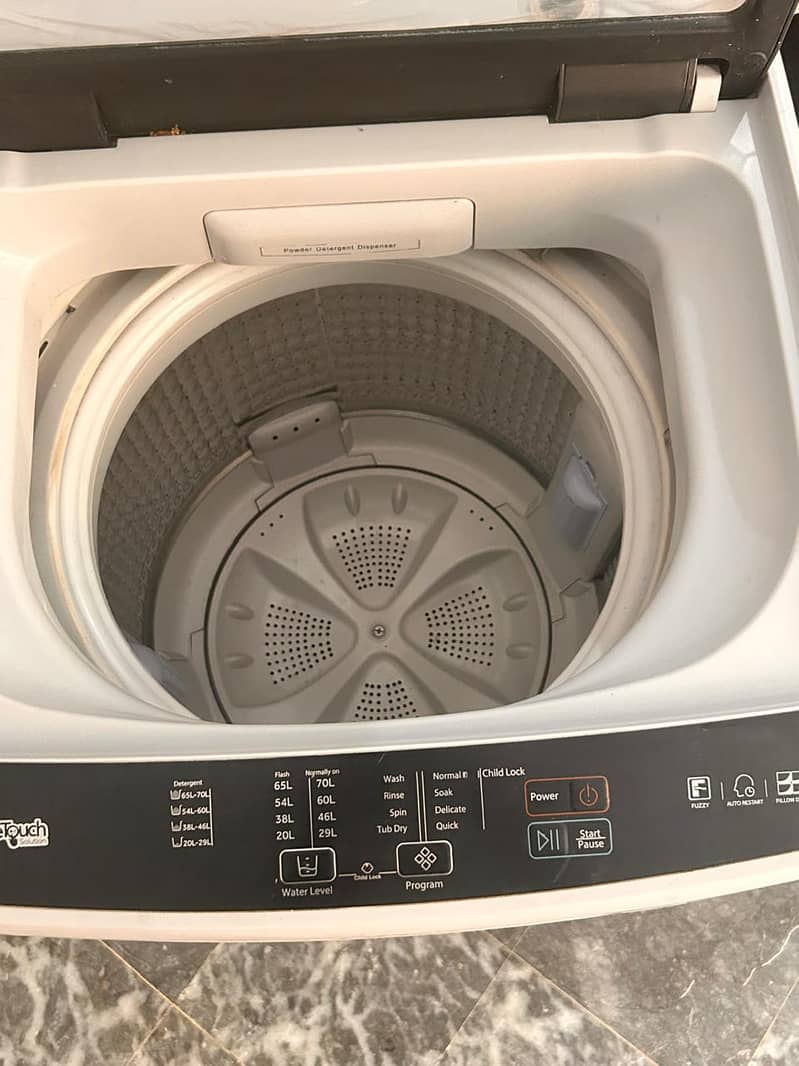 Haier fully automatic washing machine 9
