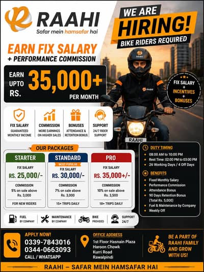 Bike Riders Required for Yango