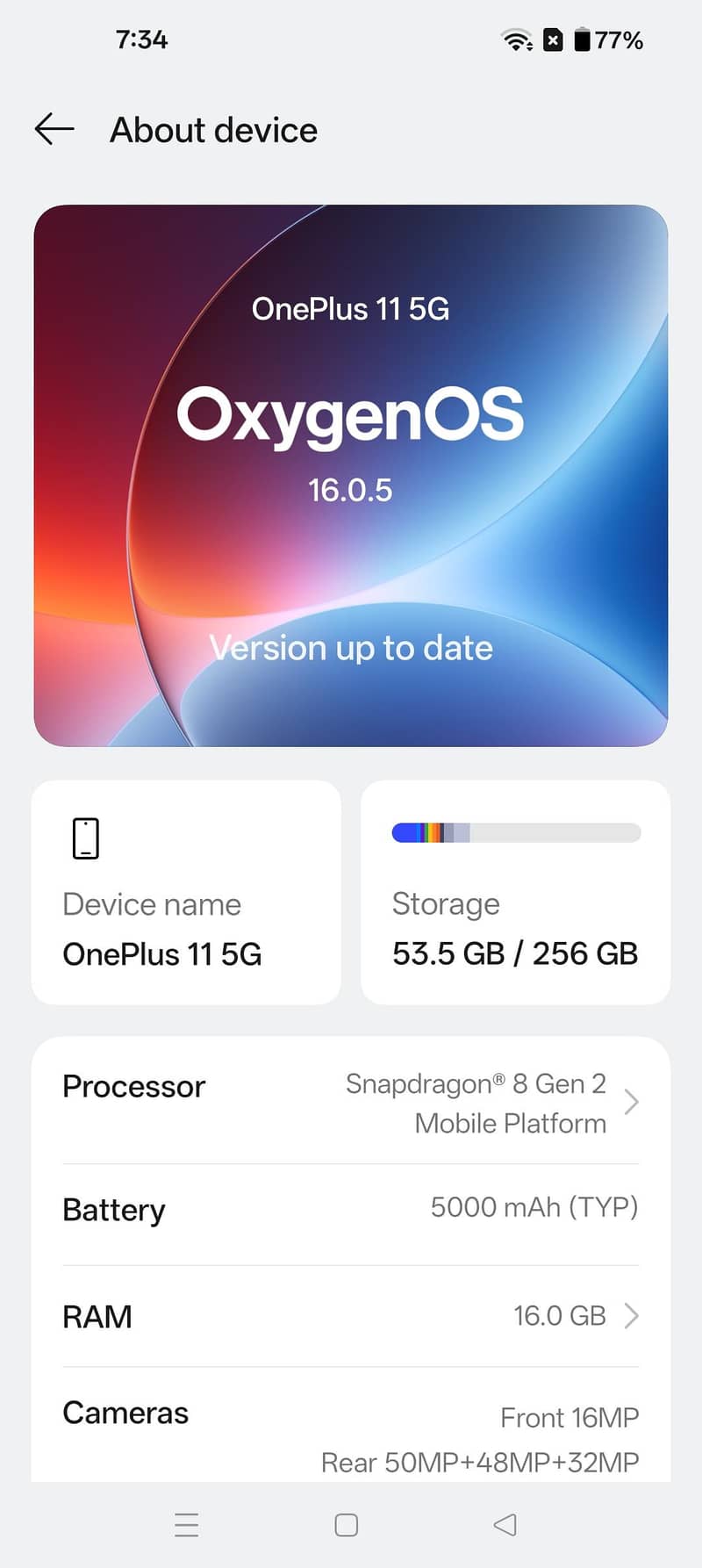 One Plus 11 5g 4