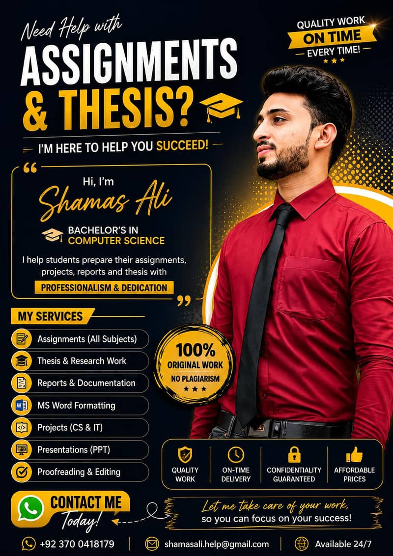  ASSIGNMENT & THESIS HELP AVAILABLE  0