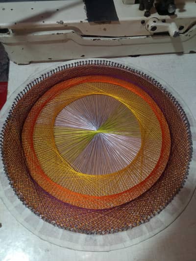 String art with hand made in 48 hours