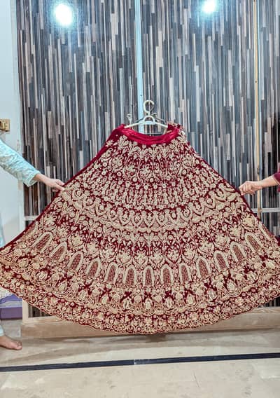 Heavy Bridal Dress (Just One time Wear)