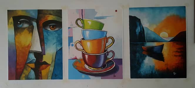 Painting collection for sale (Gulshan e hadeed)