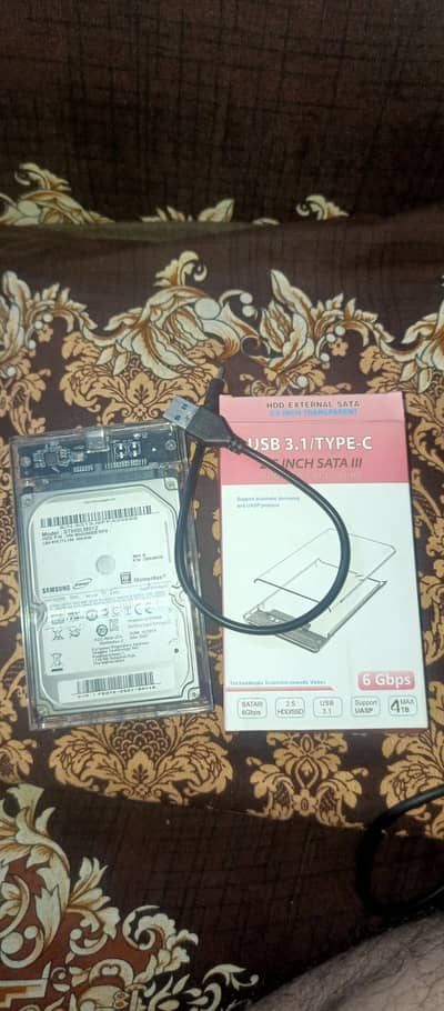 500gb external hard drive with case