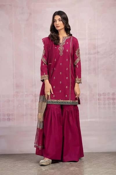PURE LAWN 3PC EMBROIDERED