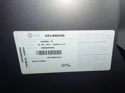 Smart led lg 42 inches