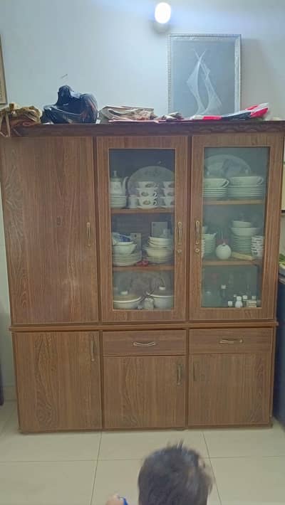 wooden showcase for sale