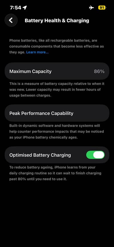 Apple iPhone 13 256 GB DUAL PTA APPROVED 86 HEALTH