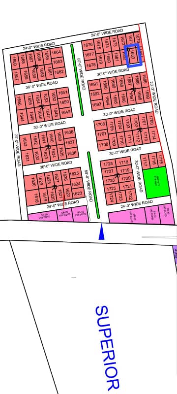 R-1683, 120 Sq Yard, Superior Block 1