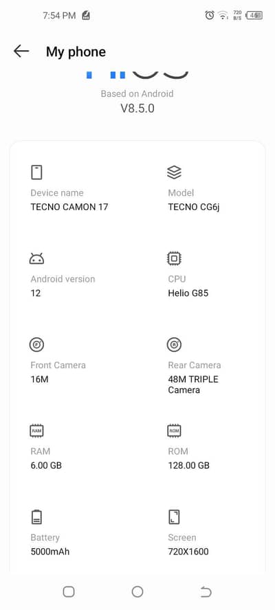 Tecno CAMON 17P