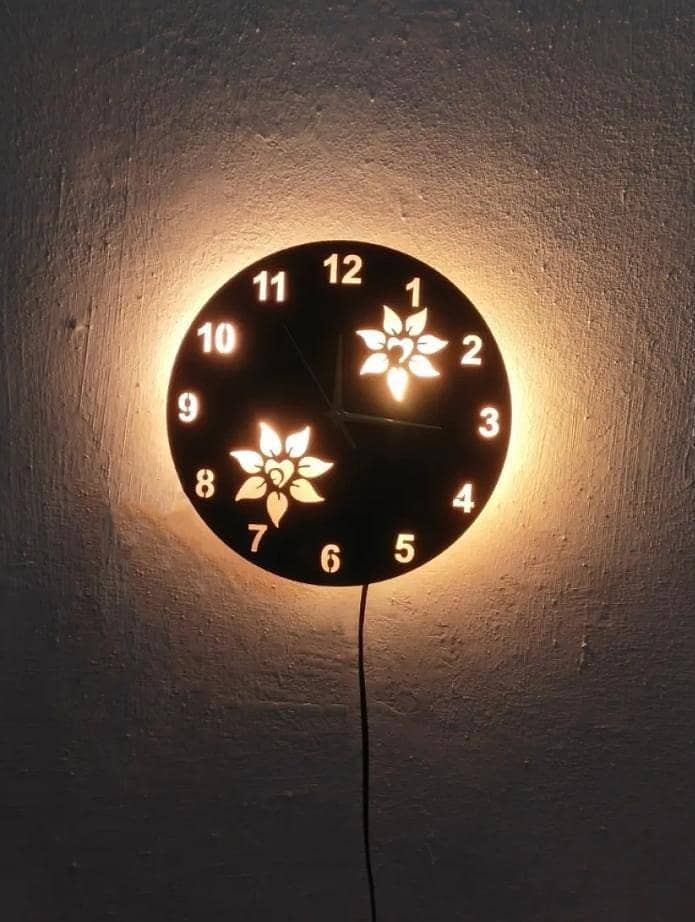 Flower Light Clock 1