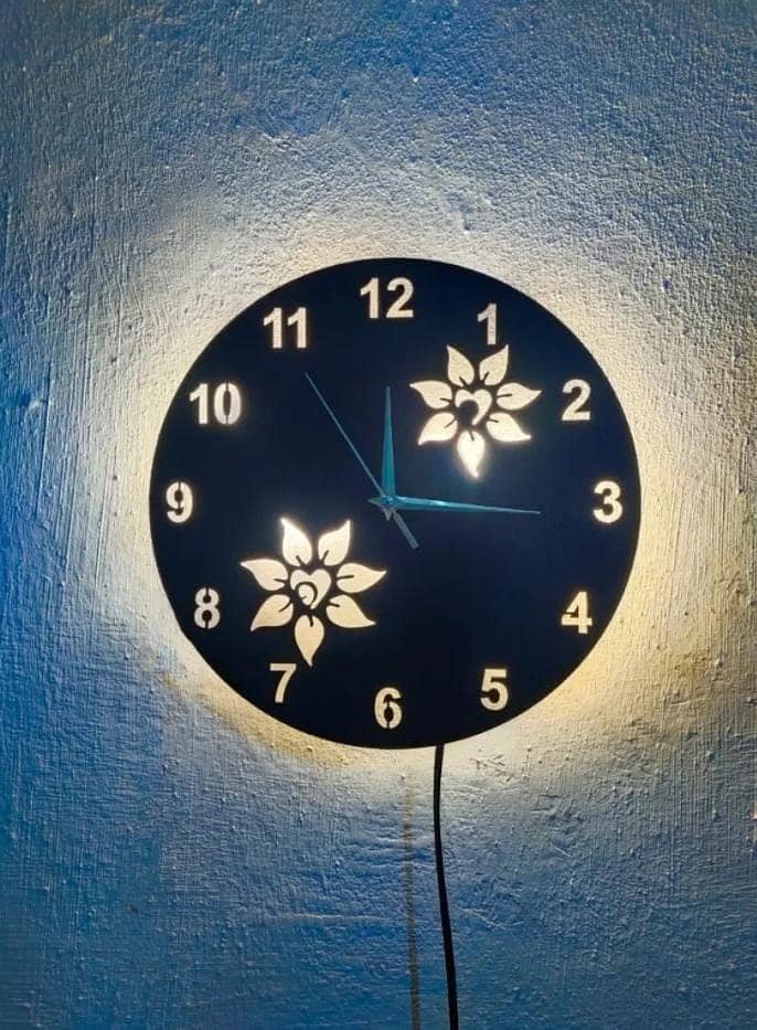 Flower Light Clock 2