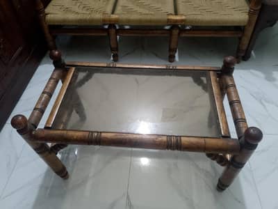 sofa set with table