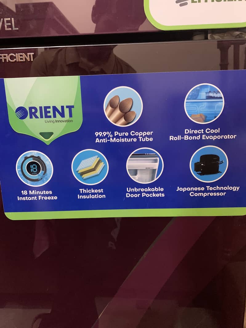 Orient Large Fridge Latest Model 11