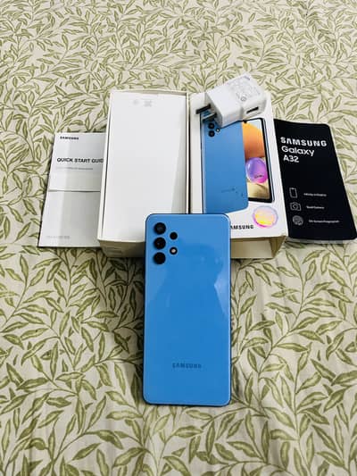 Samsung Mobile A32 6/128 with complete accessories