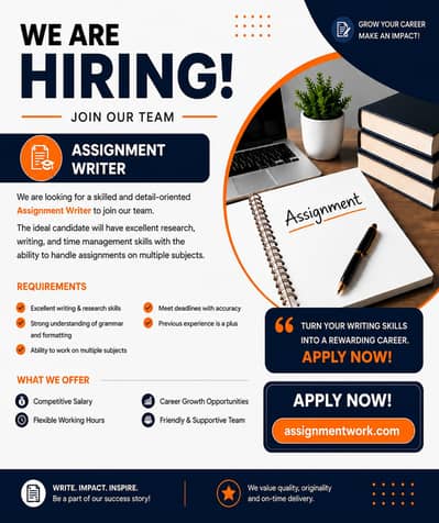 Assignment Work – Online Hiring | Work From Home / Job  Title