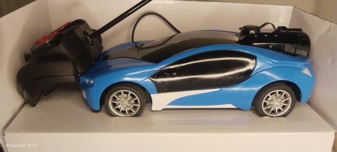 A remote control smoke car