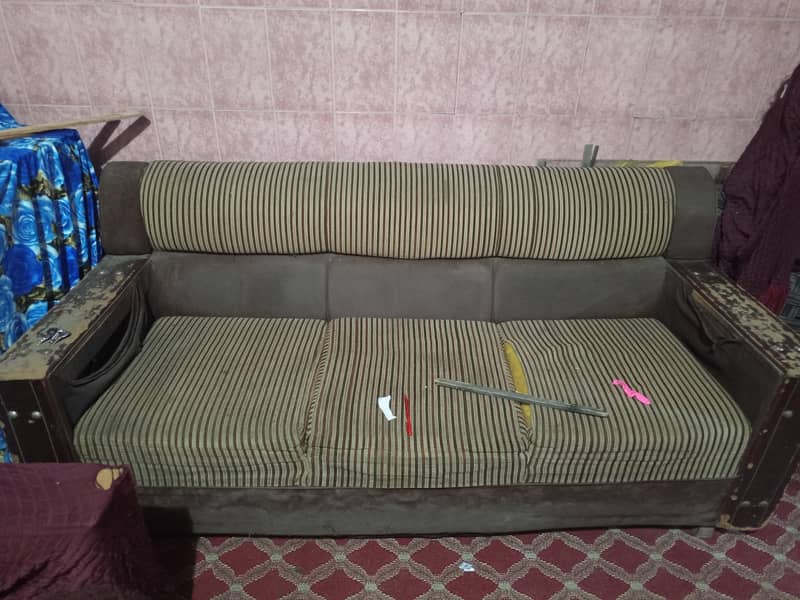 double bed sofa sett 0