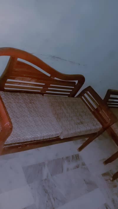 7 Seater Sofa Set - Wooden sofa set