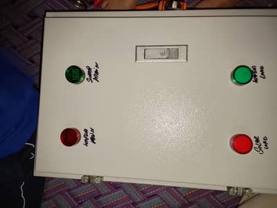 timer relay and voltage lighting with completed box