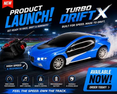 A remote control smoke car