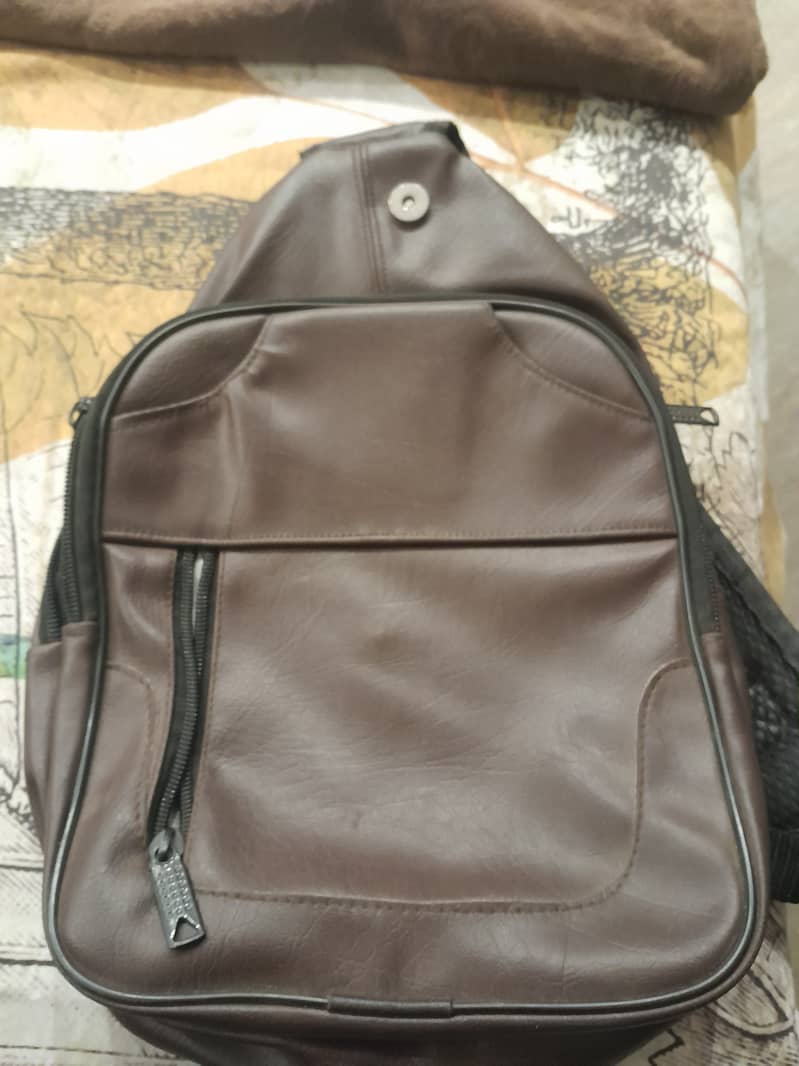 Stylish brown backpack 0