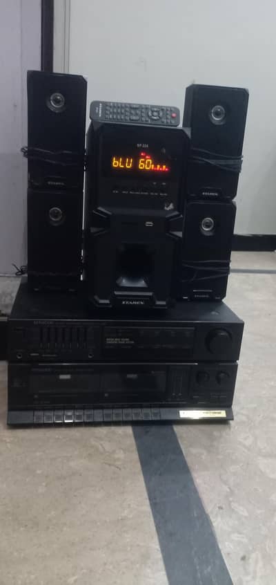 starex speaker set with amplifier