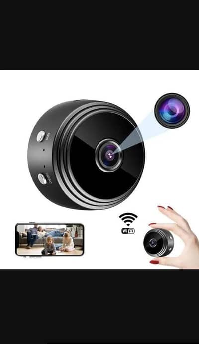 WIFI Remote Surveillance Camera Black 1000mAh