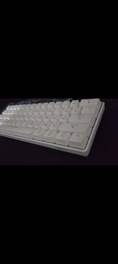 White Mechanical keyboard 60%