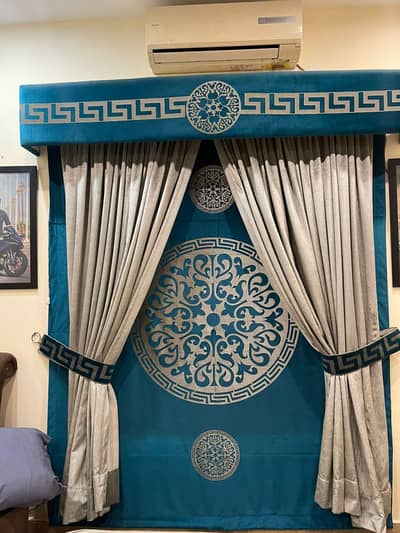 Valvet laser cutting curtain set for sale