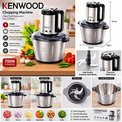 Electric chopper Kenwood steal boday
