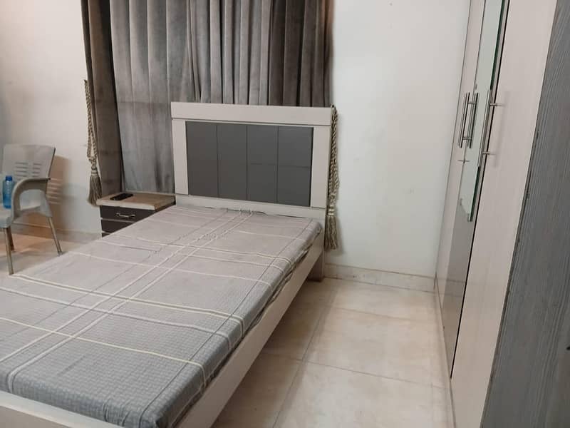 single bed with side table 6