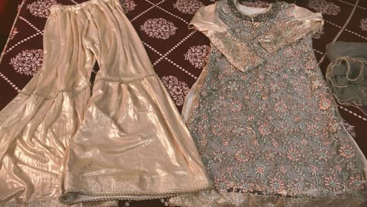 3 Piece Embroided Stitched suit
