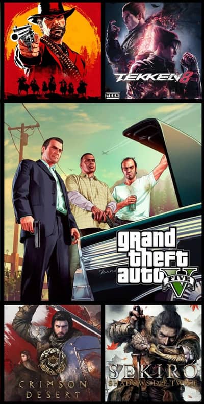 GTA V/TEKKEN 8/FORZA 6 JESE NEW PC GAMES INSTALLED KRWAYE IN PAKISTAN