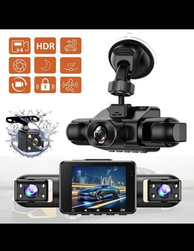 4 lens DVR for car