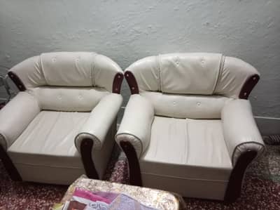 Rexine sofa 5 seater