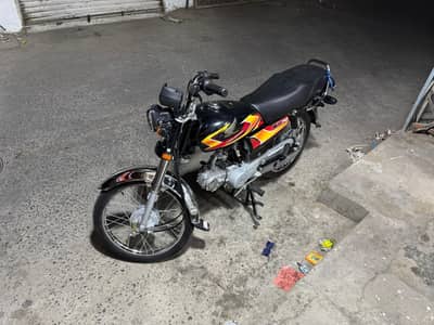 honda cd70 black colour