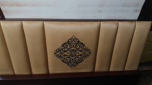 Wooden Bed with Premium Poshish Urgent Sale