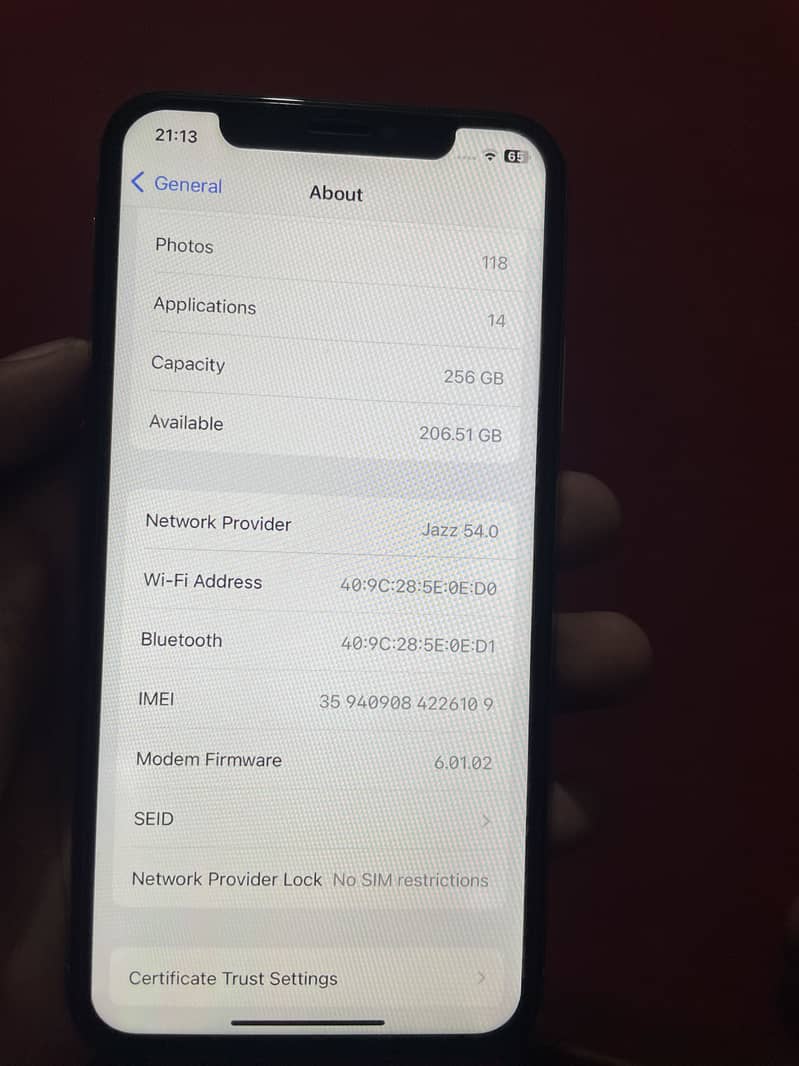Apple iPhone X 7