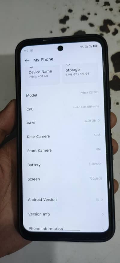 Infinix hot 60i