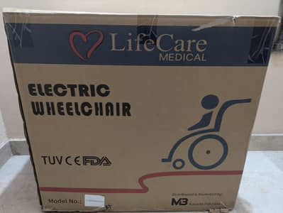 Brand New Life Care LC 6000 Electric Wheelchair | Black | Rs. 120,000