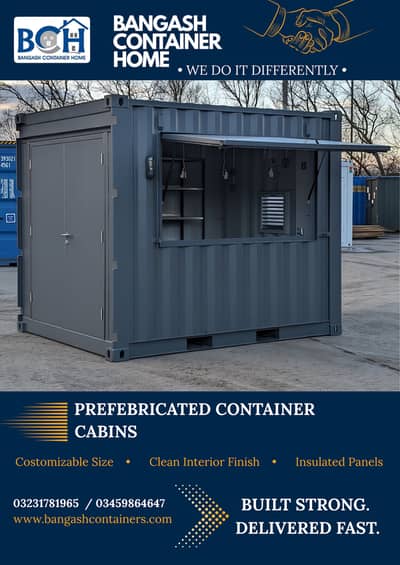 Prefebricated Container cabin for Businesses