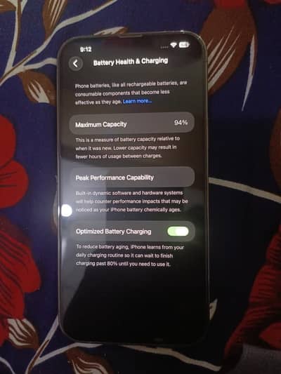 Jv Apple iPhone 13 Pro Max 94 battery 256gb 10/10