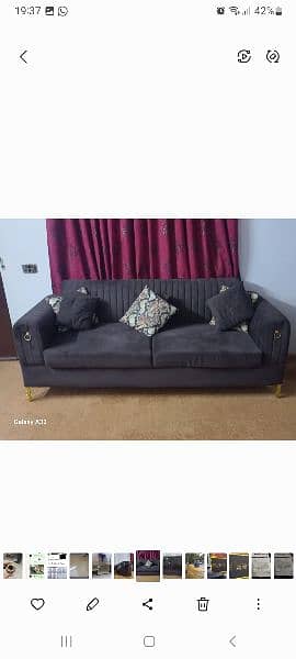 6 setaer sofa set with centre table 1