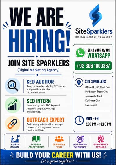 I’m looking for people for seo job.
