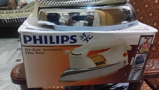Philips Deluxe Automatic Dry Iron – Heavy Duty – Excellent Condition