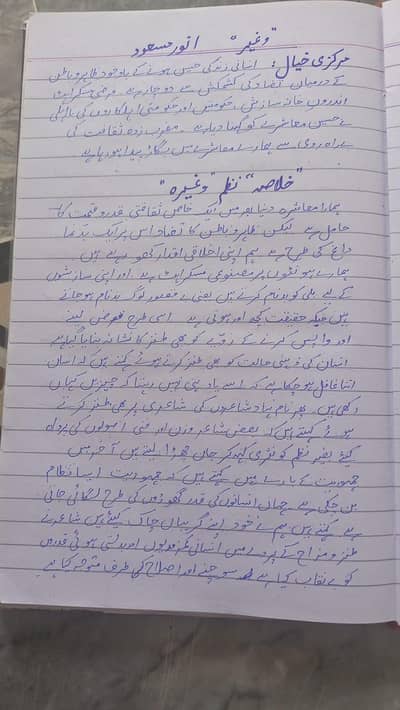 Aiou assignment writing