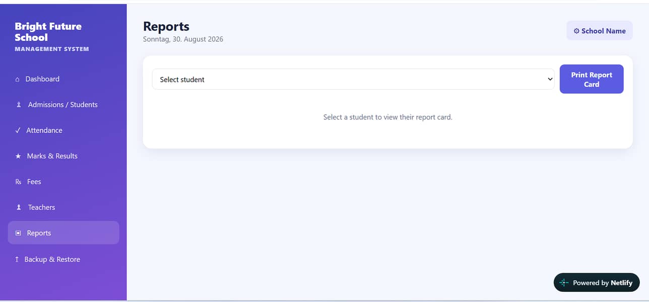 Complete School Management Software Website 6