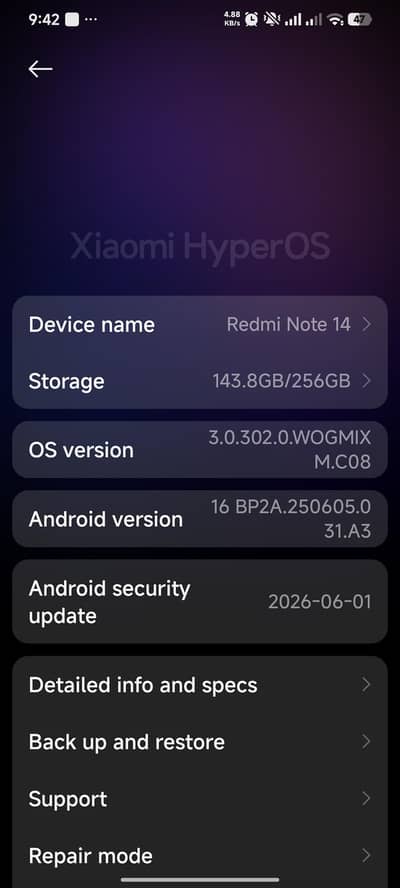 Redmi note 14