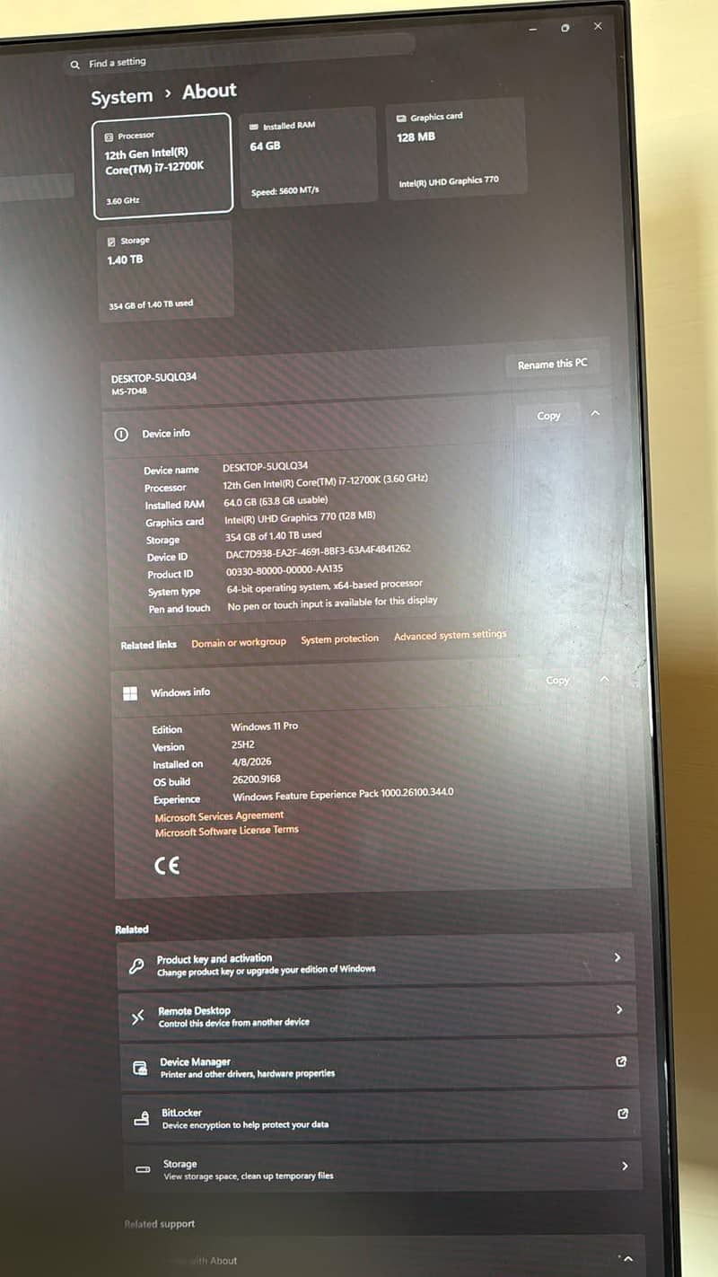 Computer full System Thunder il 0